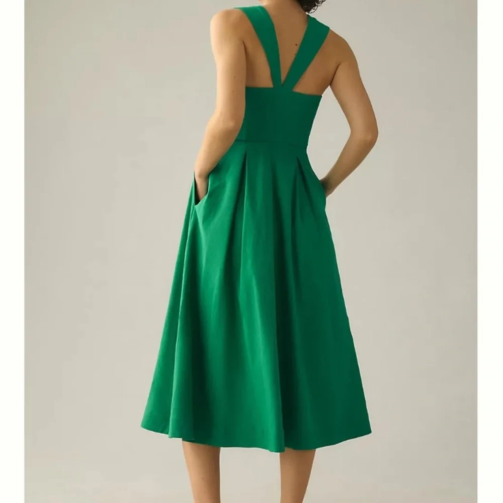 Anthropologie Maeve square-neck button-down dress - Picture 3 of 6